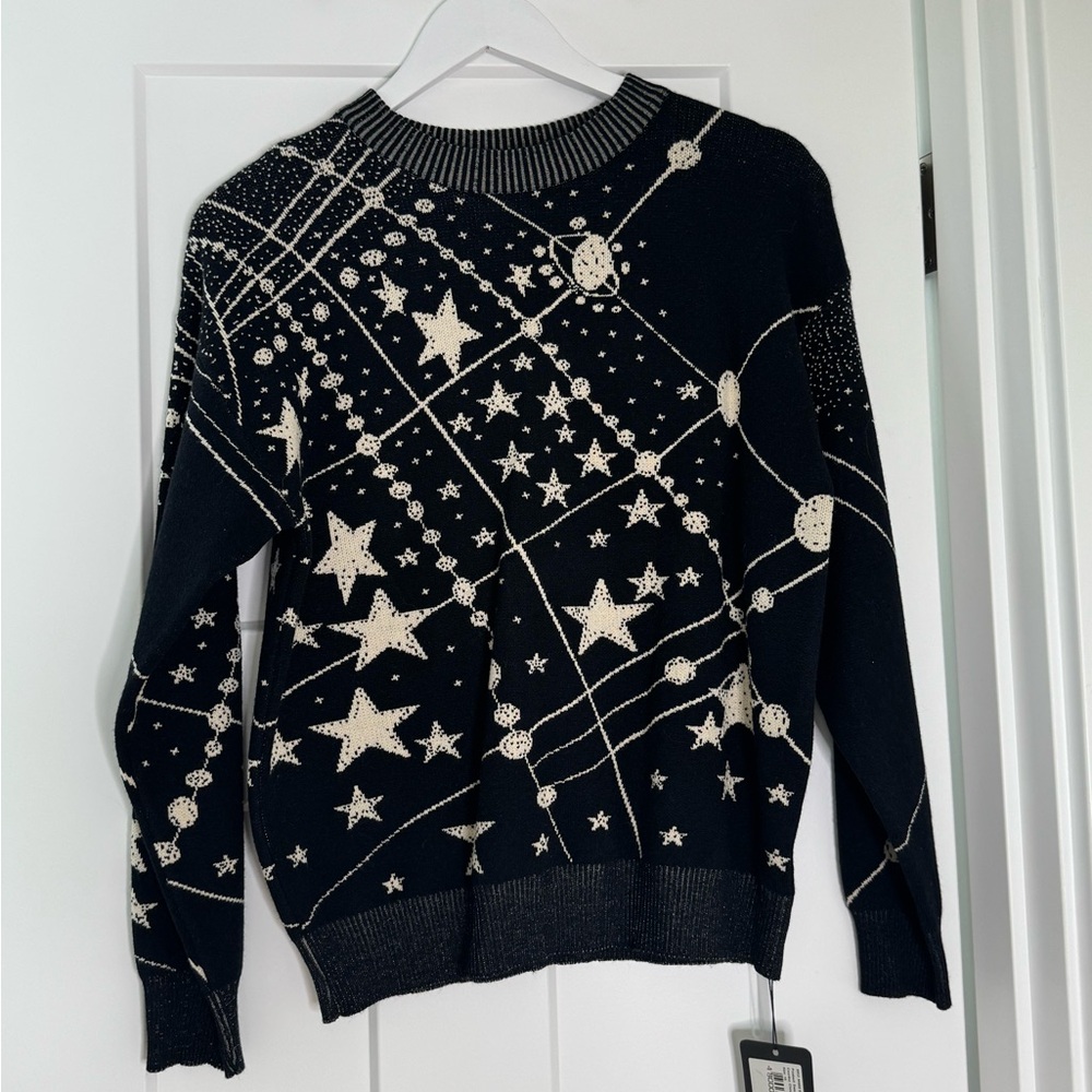 Fun space sweater NWT